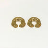 Brinco C Orgânico folheado a ouro 18K