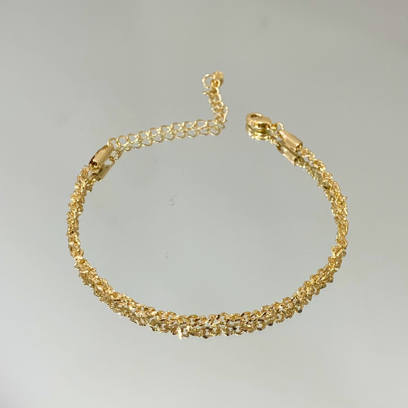 Pulseira Cascalho folheado a ouro 18K