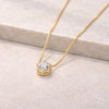 Colar Ponto de Luz 5mm folheado a ouro 18K