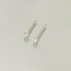 Brinco ponto de luz 2mm em Prata 925
