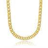 Colar elos duplos folheado a ouro 18k