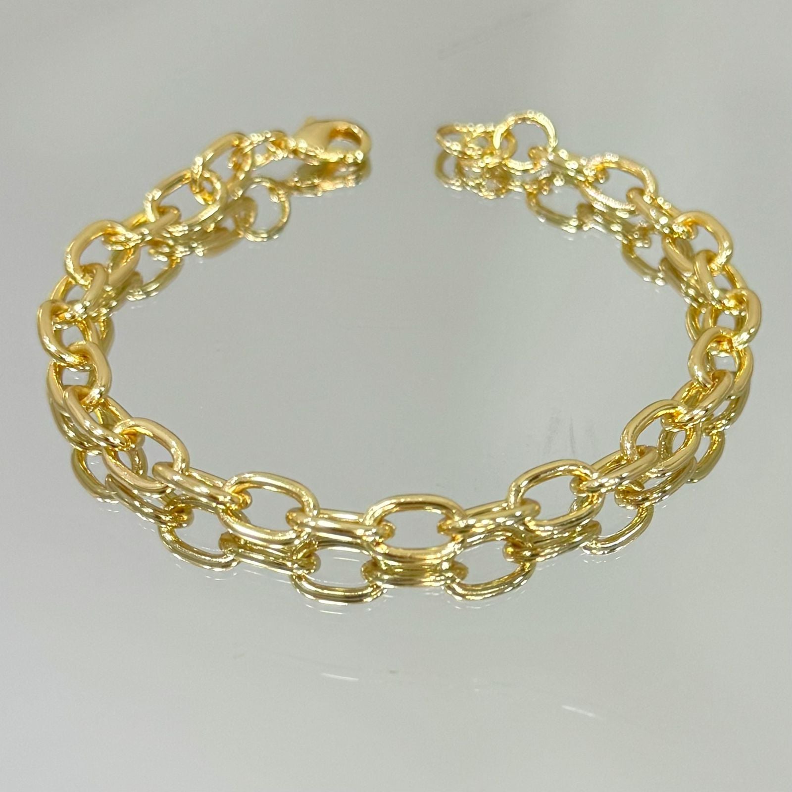 Pulseira Corrente foheada a ouro 18K