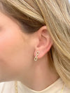 Brinco Corrente folheado a ouro 18K