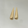 Brinco Gota Alongada folheado a ouro 18K