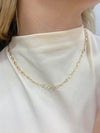 Choker Elos Curvos folheada a ouro 18K