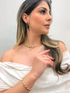 Colar Beans folheado a ouro 18K