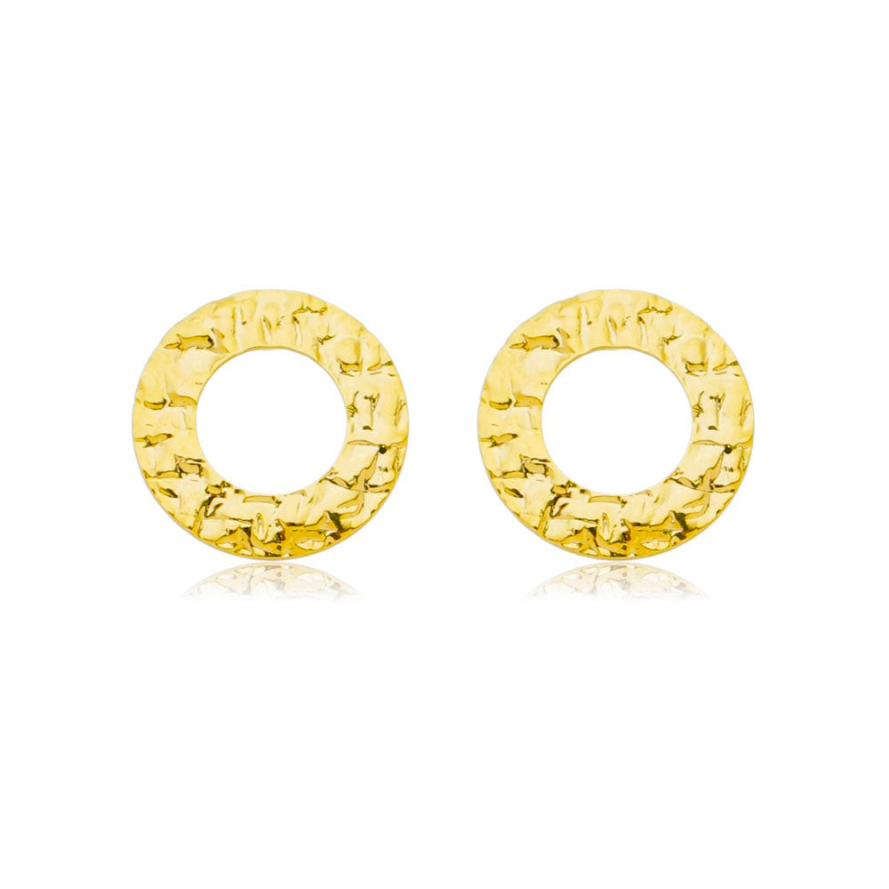Brinco Valencia folheado a ouro 18K