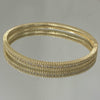 Bracelete Cravejado folheado a ouro 18K