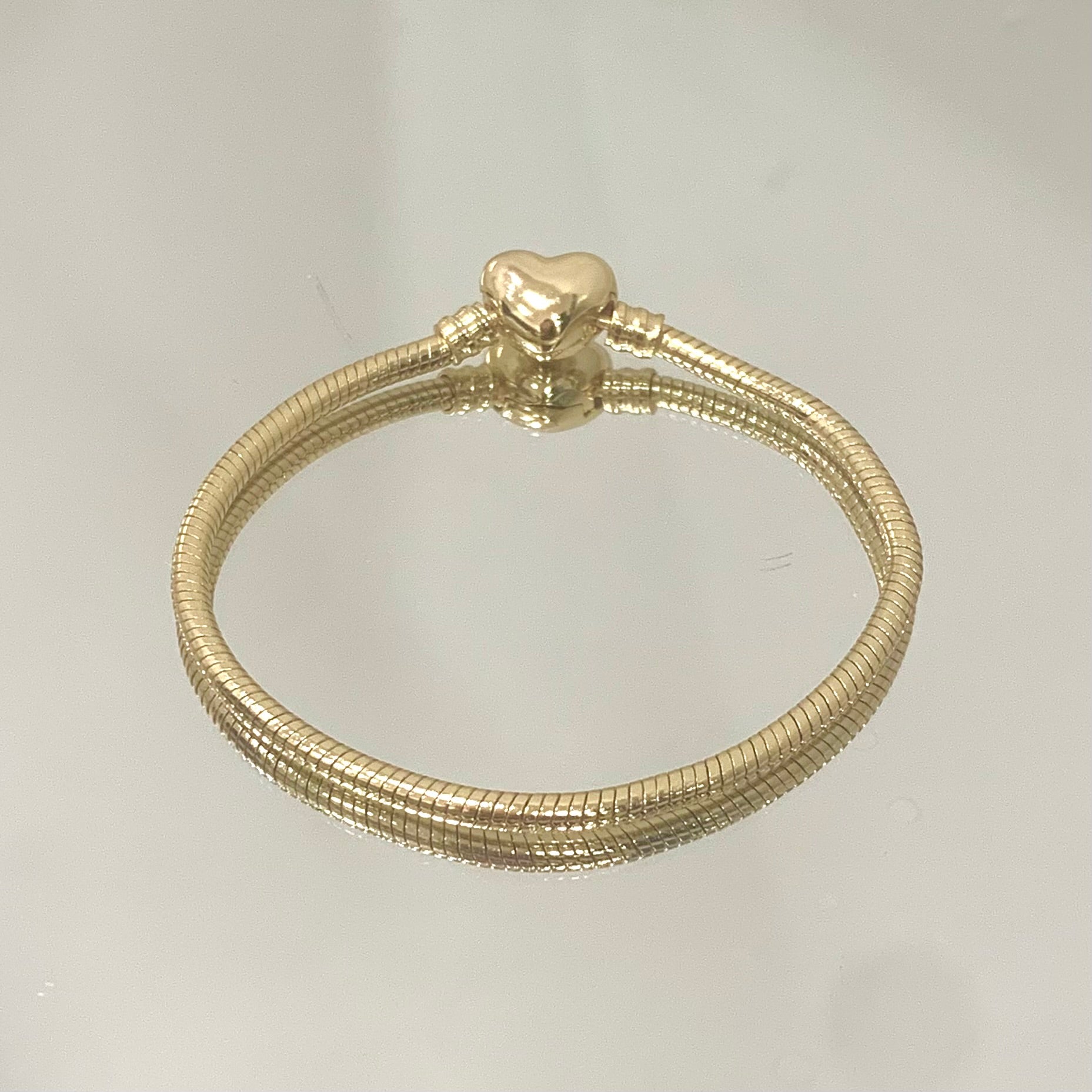 Pulseira de Berloques JN folheada a ouro 18K
