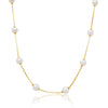 Choker 8 pérolas folheado a ouro 18k