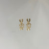 Brinco Tesoura folheado a ouro 18K