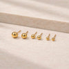 Brinco Trio de Bolinha folheado a ouro 18k
