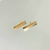 Brinco Reto folheado a ouro 18K