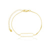 Pulseira Barcelona folheado a ouro 18k