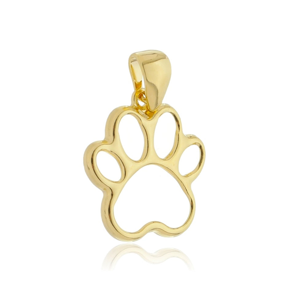 Pingente patinha folheado a ouro 18k