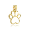 Pingente patinha folheado a ouro 18k