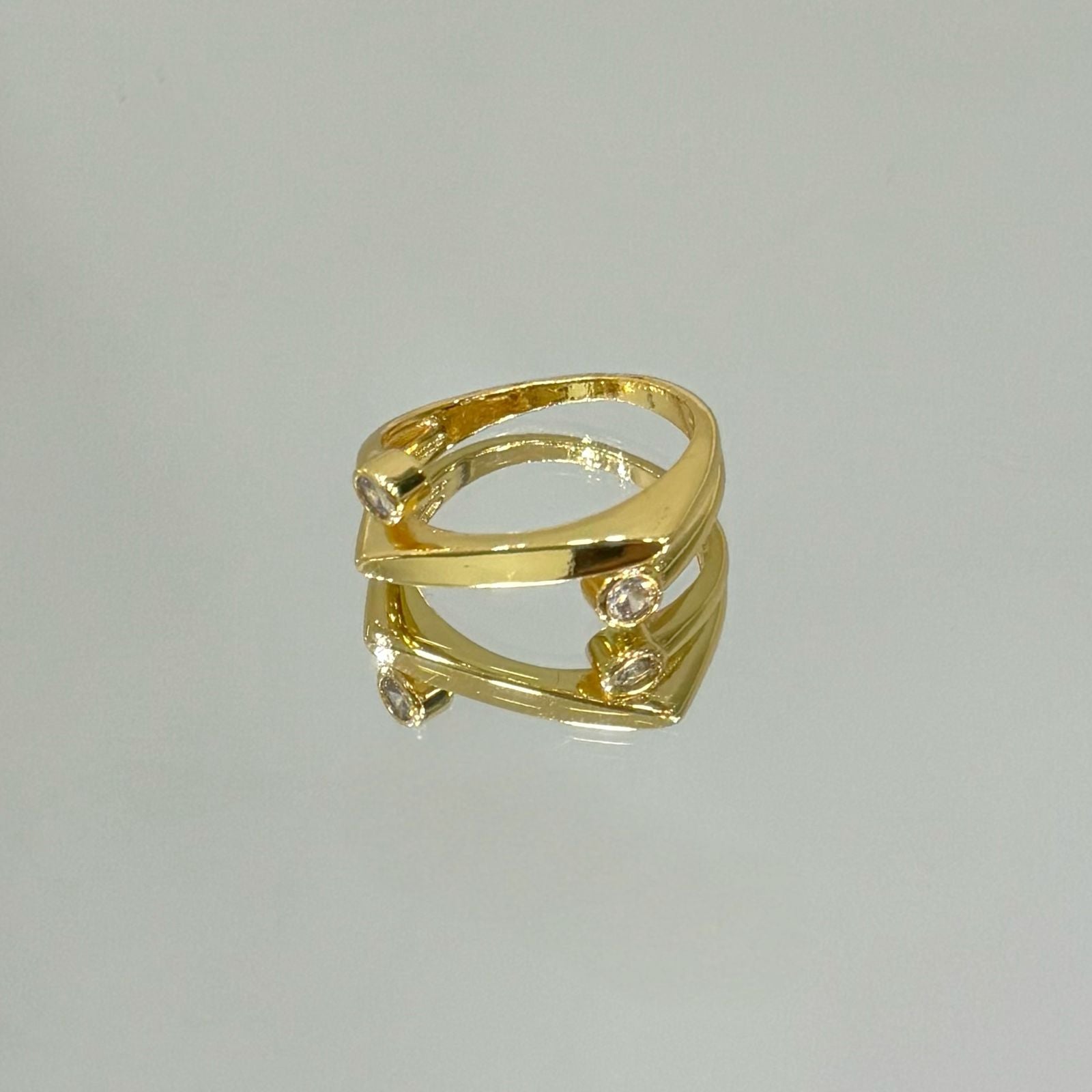 Anel Sid folheado a ouro 18K