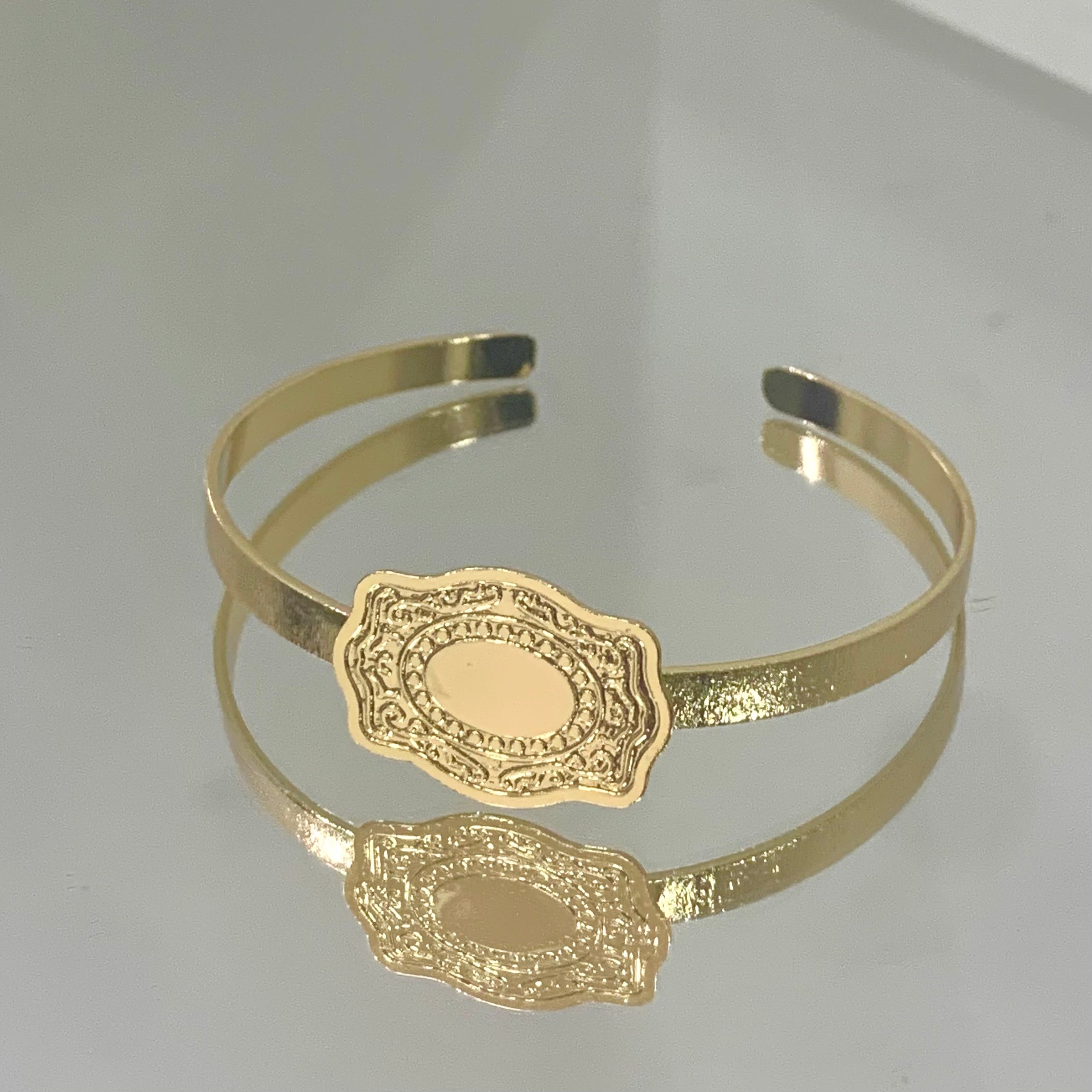 Bracelete Cinto JN folheado a ouro 18K