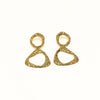 Brinco Carolina folheado a ouro 18K