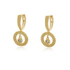 Brinco Click Relogio folheada a ouro 18k