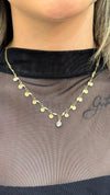 Choker Medalhas folheada a ouro 18K