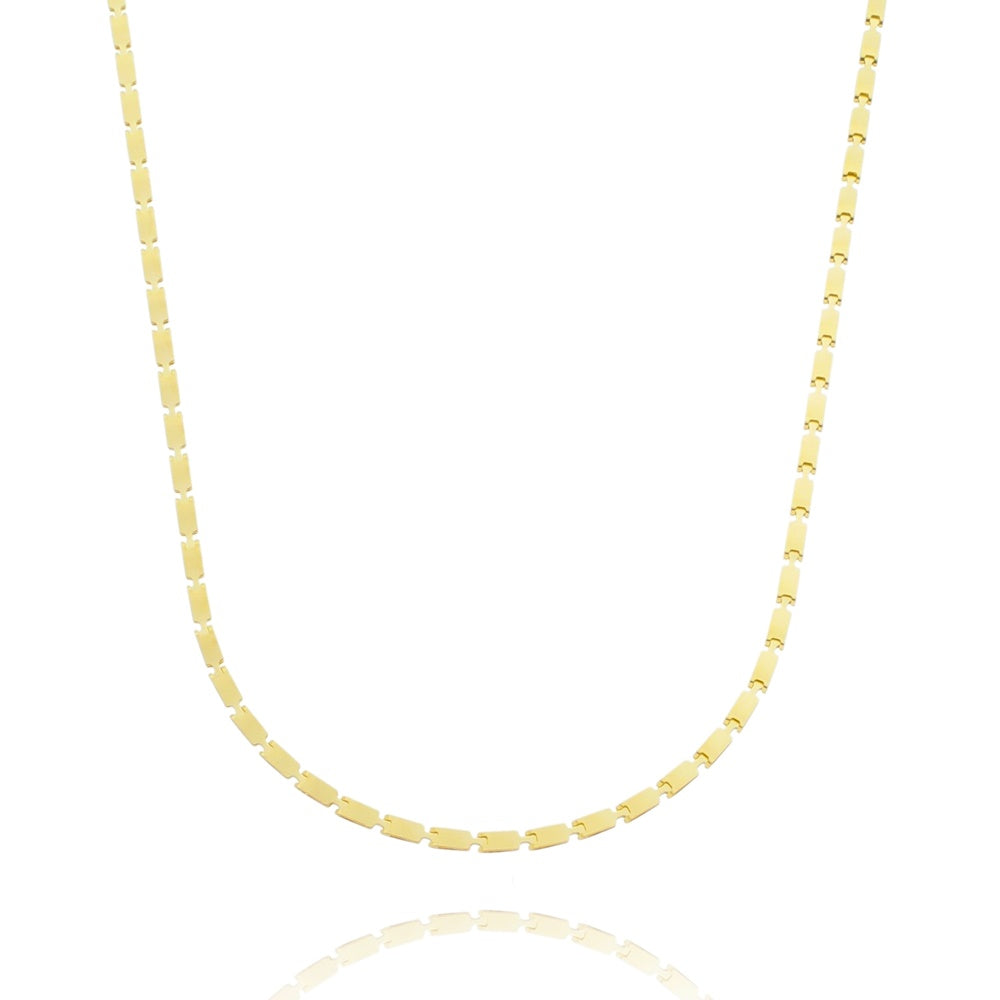 Colar longo Cindy folheado a ouro 18k