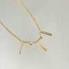 Choker Palitos folheada a ouro 18K