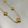 Colar Trevo maior folheado a ouro 18K