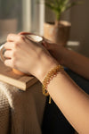 Pulseira de Elos Tripla folheada a ouro 18K