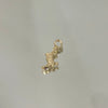 Berloque Bota JN folheado a ouro 18K