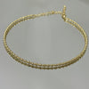 Choker Aro mini bolinhas folheado a ouro 18K