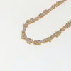 Riviera Irregular Cristal Luxo folheada a ouro 18k