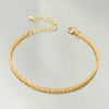 Pulseira Delicate folheada a ouro 18K