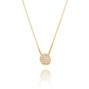 Colar mini chuveirinho folheado a ouro 18k