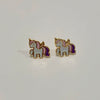 Brinco Unicórnio folheado a ouro 18K