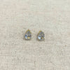 Brinco Gota Zircônia M folheado a ouro 18K