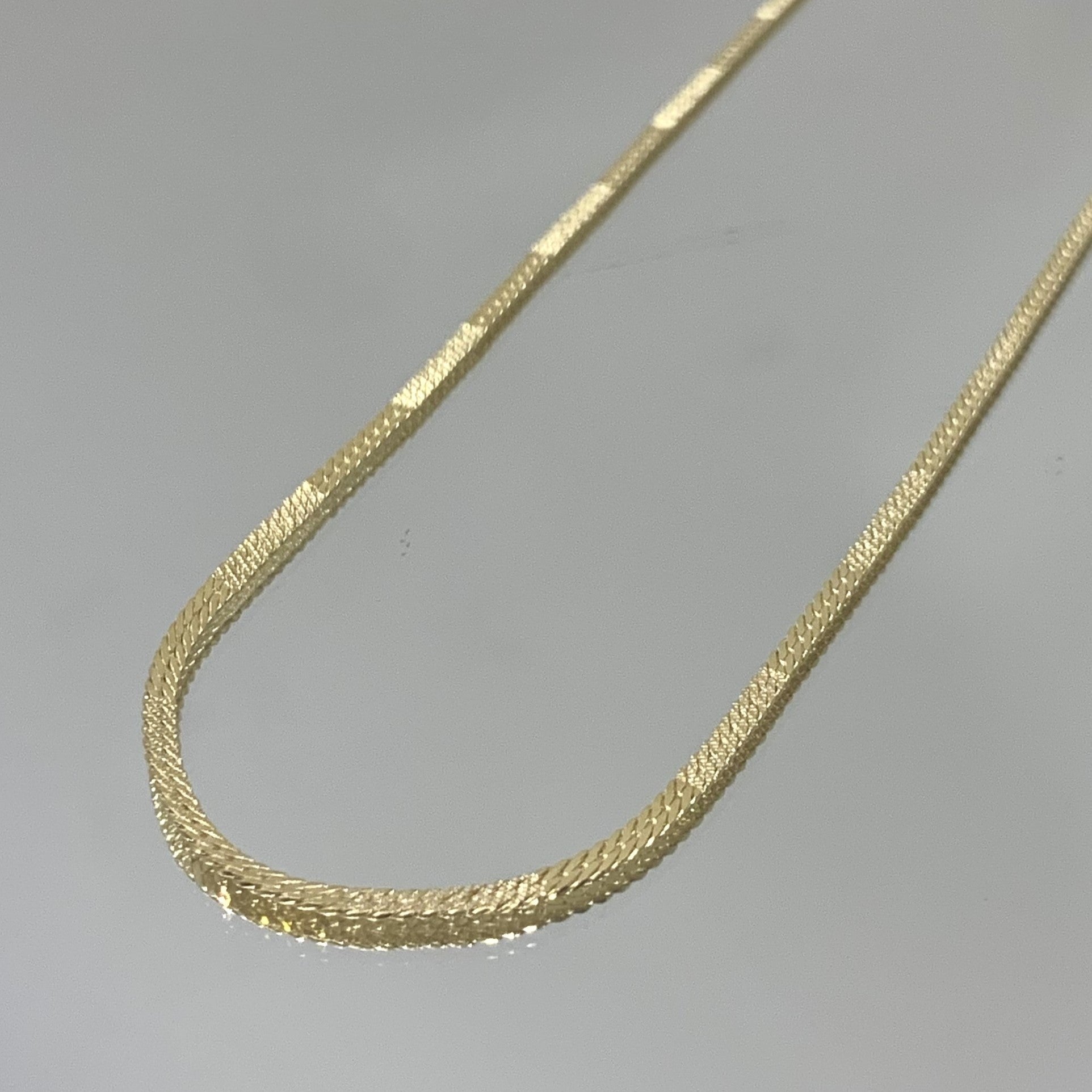 Colar Fita Longo folheado a ouro 18K