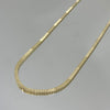 Colar Fita Longo folheado a ouro 18K
