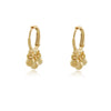 Brinco Argola Click 3 bolinha folheada a ouro 18k