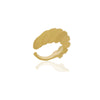 Piercing ondulado folheado a ouro 18k