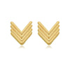Brinco seta folheado a ouro 18K