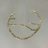 Bracelete Curvo aberto folheado a ouro 18K