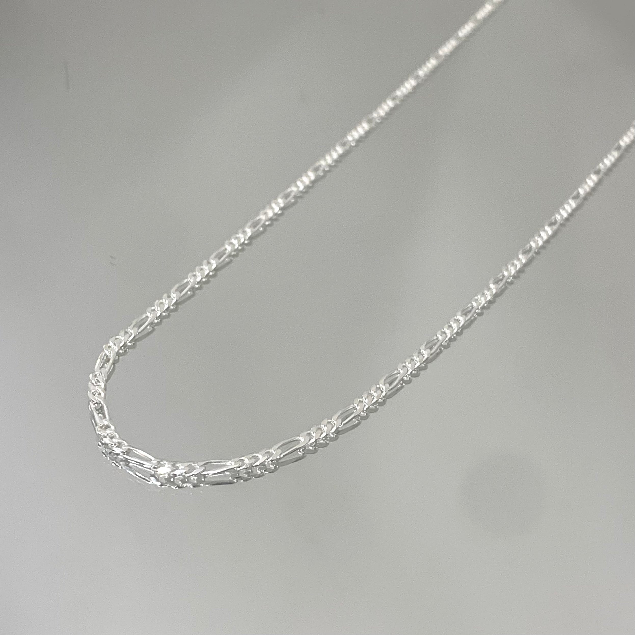 Corrente Alternada 3x1 2,3mm 70cm em prata 925