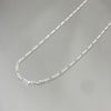 Corrente Alternada 3x1 2,3mm 70cm em prata 925