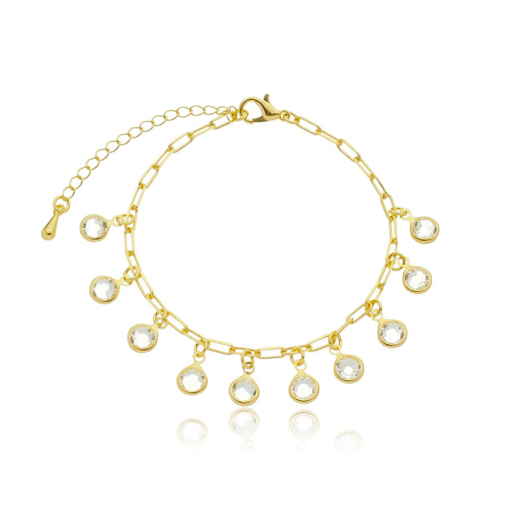 Pulseira Angel folheado a ouro 18k