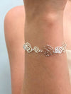 Pulseira Rose folheada a prata