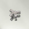 Pingente Charm Laço folheado a ródio