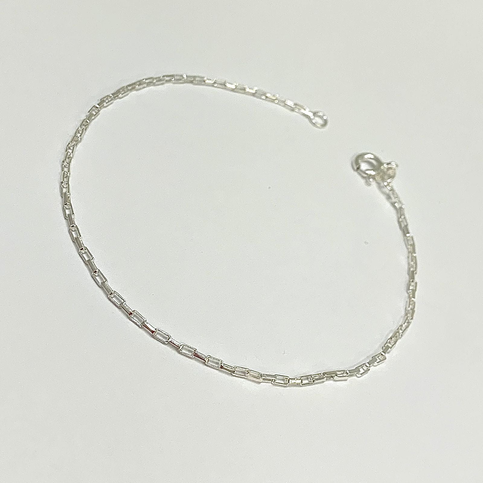 Pulseira Cartier Quadrada 1,5mm em prata 925