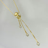 Colar Gravata Bolinha folheado a ouro 18K