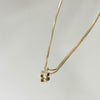 Colar ponto de luz estrela folheado a ouro 18K